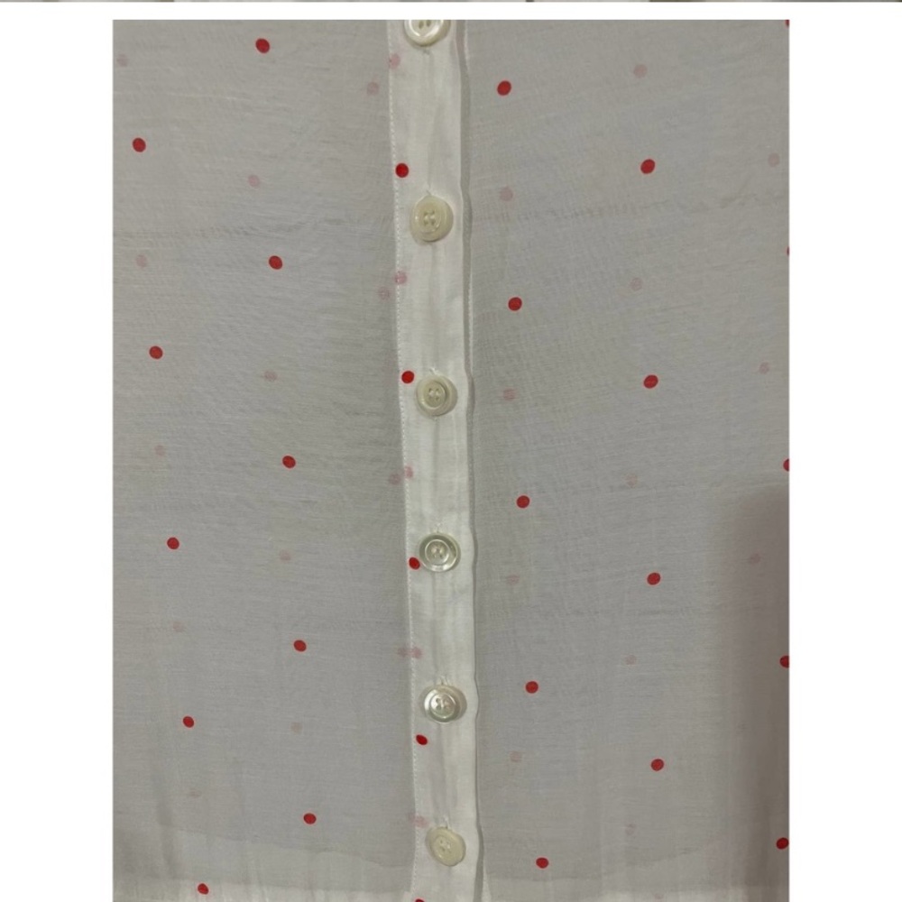 Margaret Howell Sheer Button Back Sleeveless Dress - Picture 3 of 5